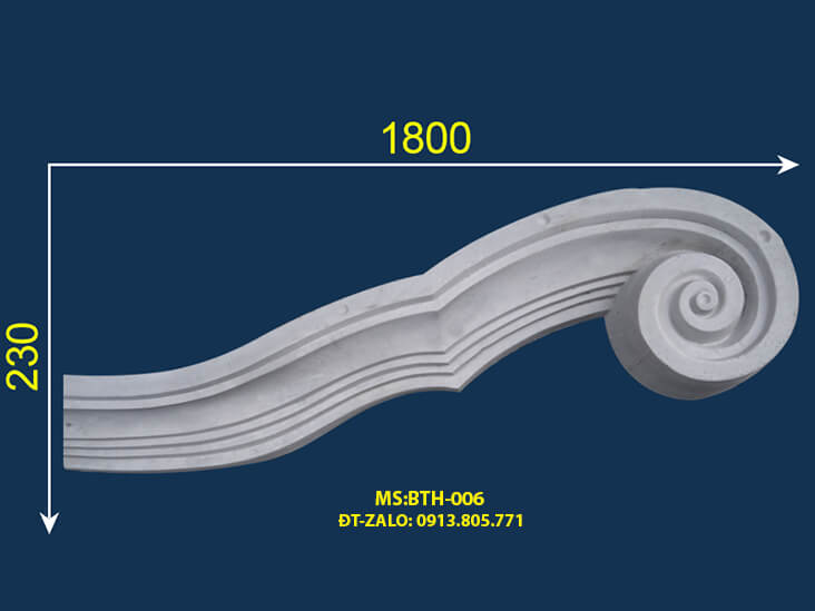 Bảng giá thi công chương phù điêu nhà phố, biệt thự toàn quốc BTH006